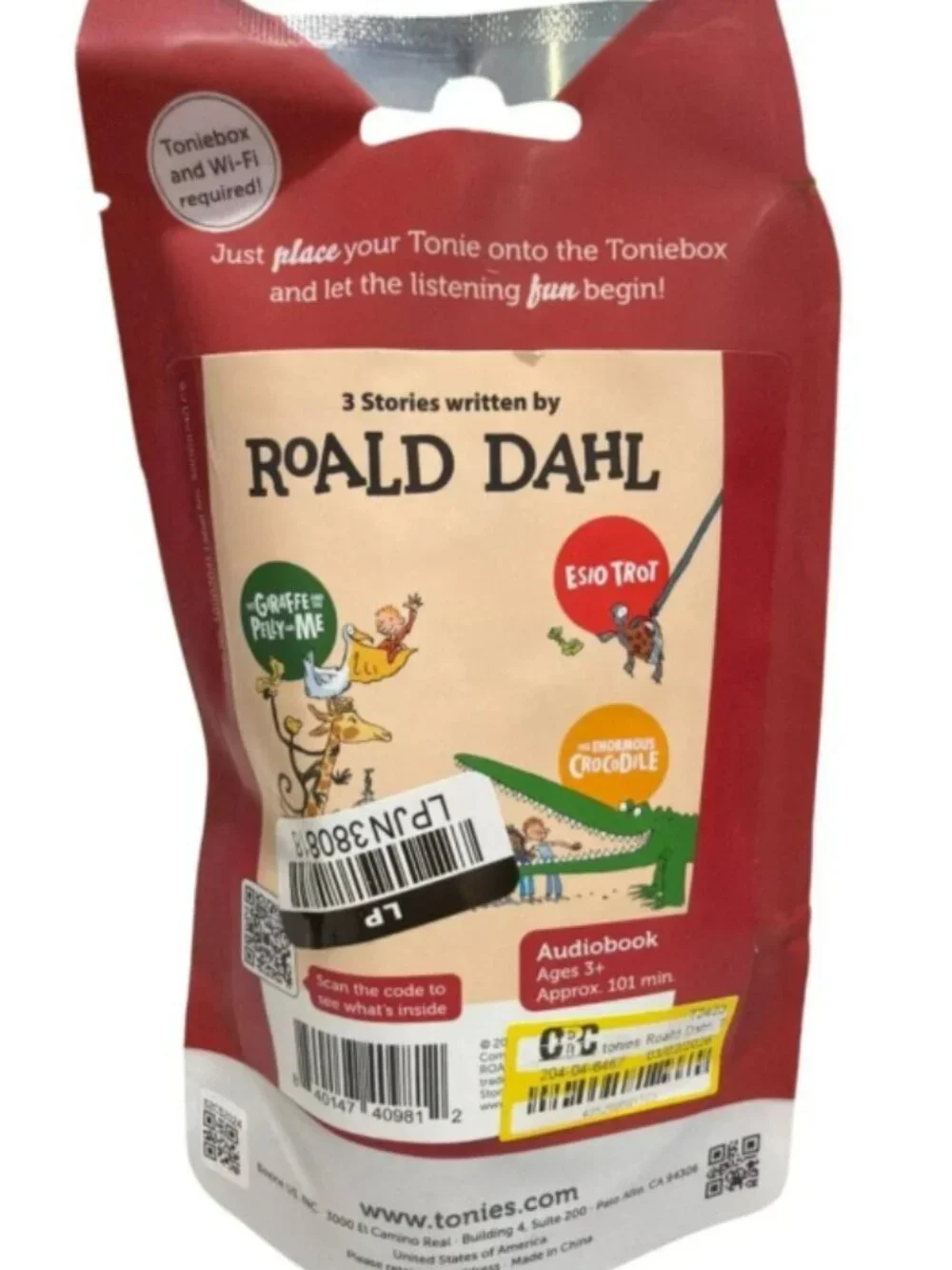 Roald Dahl: The Enormous Crocodile & Other Animal Stories Tonie